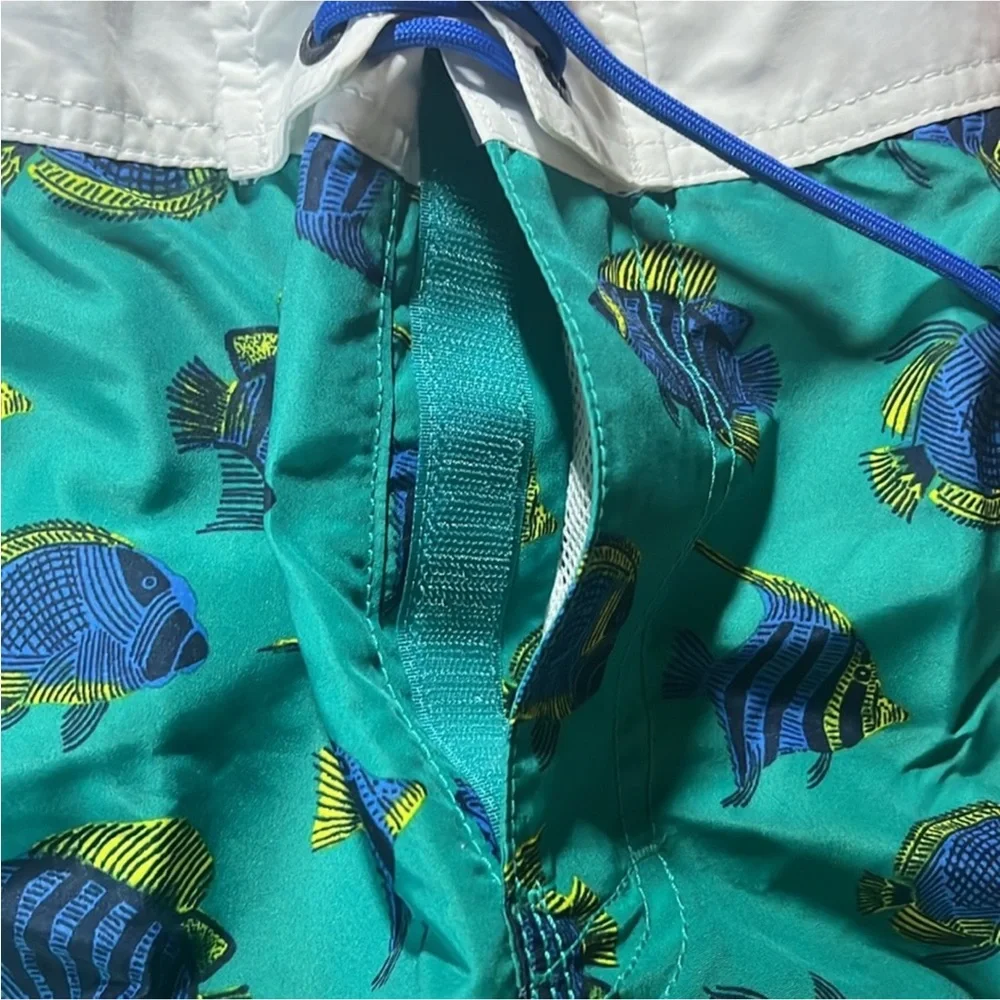 NAUTICA Blue Sail Fish Swim Trunk